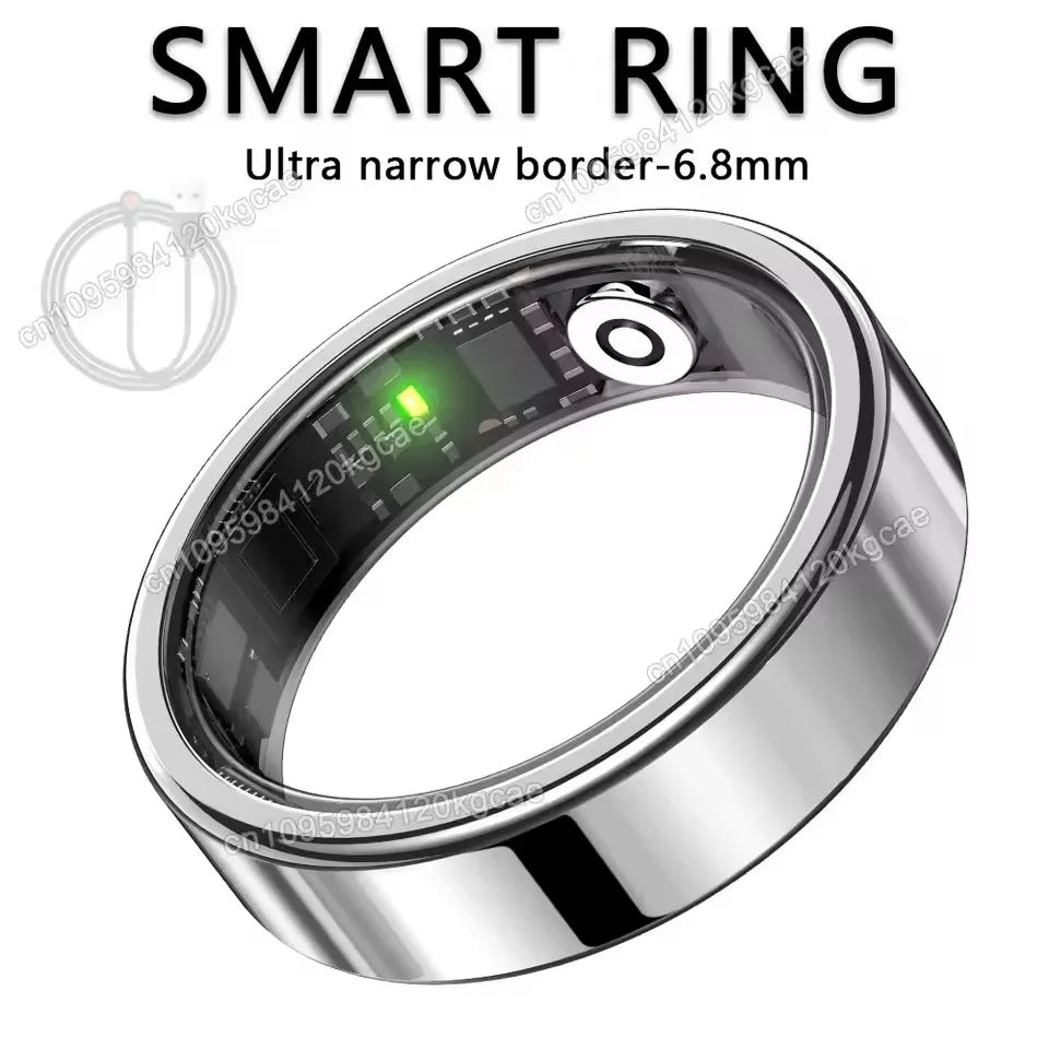 Smart Health Ring 2026 | Heart Rate, Sleep & Motion Tracking | IP68 Waterproof