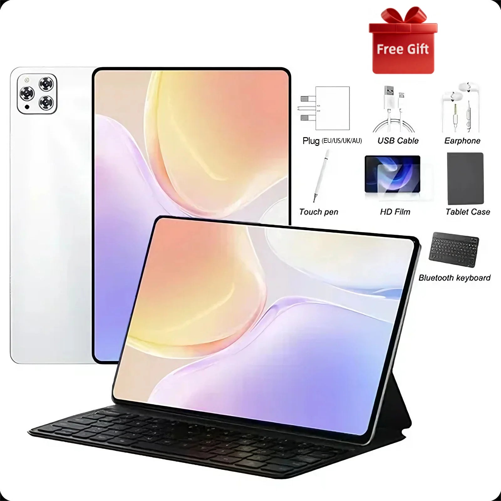 12" Android 16 Tablet – Snapdragon 8 Gen3, 24GB+2TB, 20000mAh, 5G Dual SIM, GPS, WiFi
