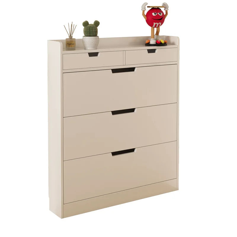Tipping Bucket Shoe Cabinet – Large Capacity Entrance Storage