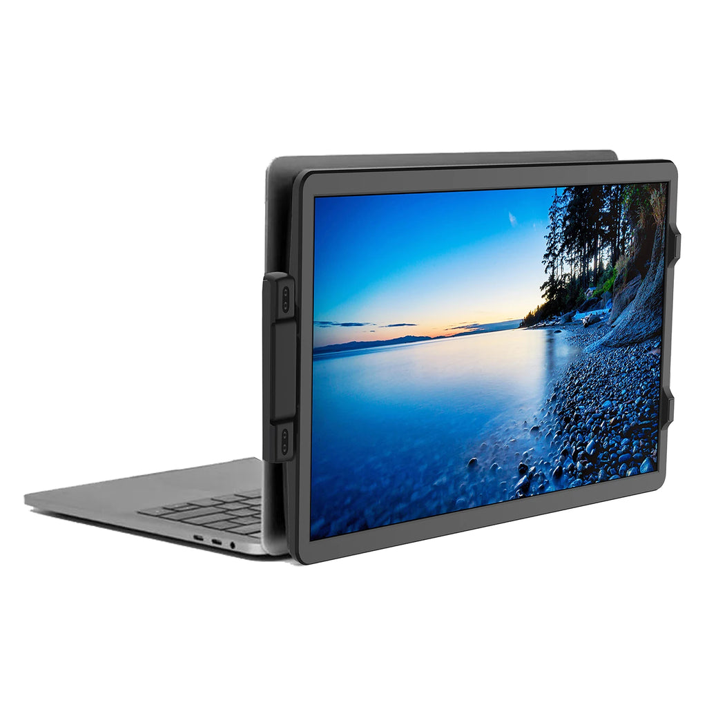 14.1 Inch Rotatable Extender Dual Screen Type-C/HDMI Compatible Foldable Gaming Monitor Panel for Meeting Teaching Demonstration