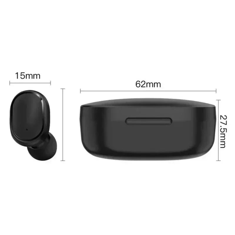 E6S TWS Bluetooth Earbuds – ANC, Wireless, Waterproof, with Mic, 24Hr Battery