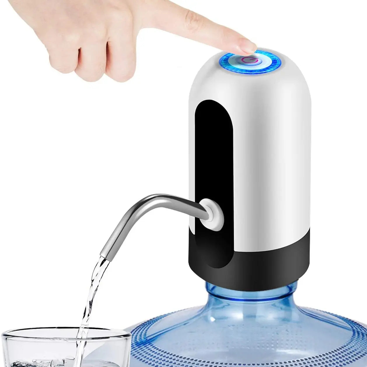 USB Water Bottle Pump – One-Touch Automatic Dispenser