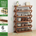 Portable Folding Shoe Rack – Multi-Tier Organizer