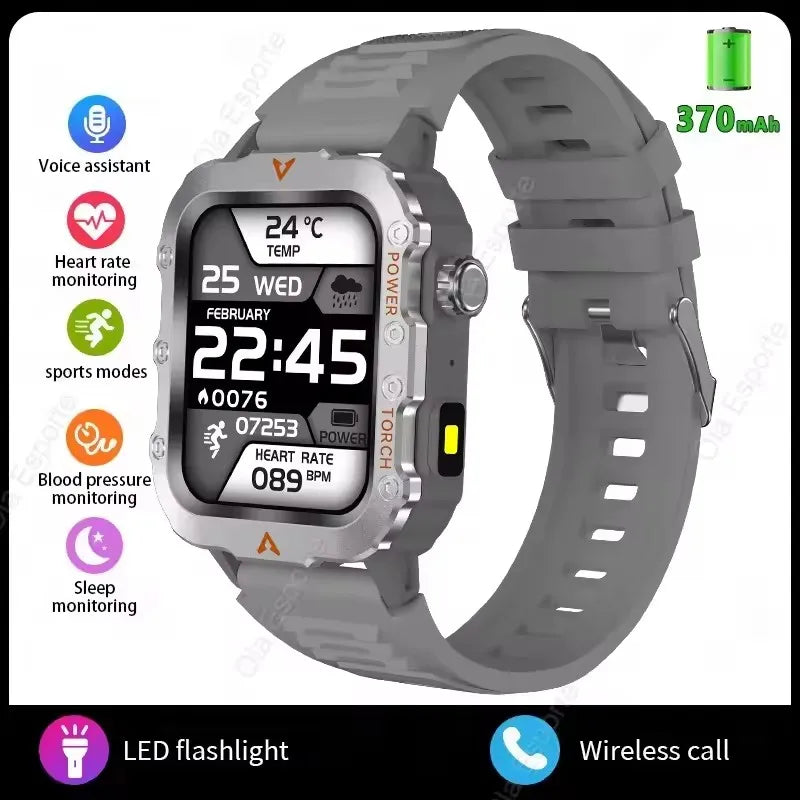 Military GPS Smart Watch Men