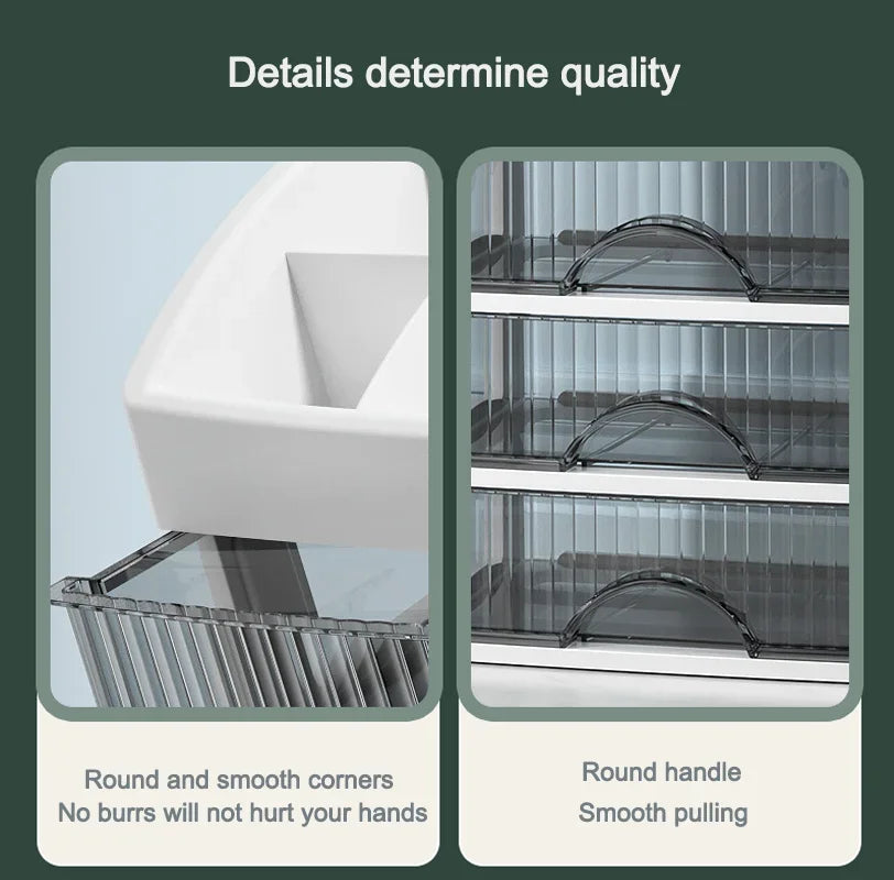 5-Layer Makeup Storage Drawer Organizer