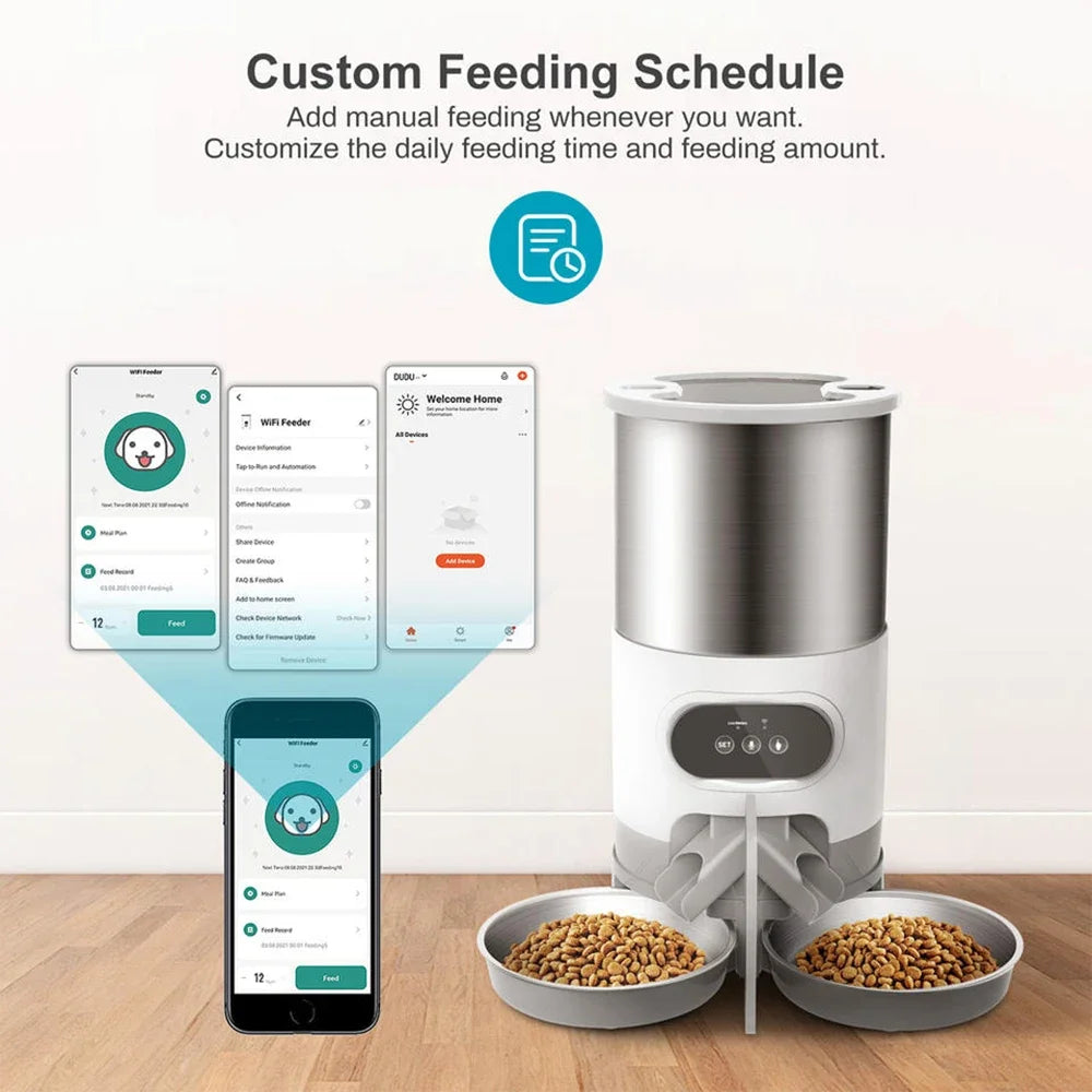 WiFi Auto Pet Feeder 4.5L