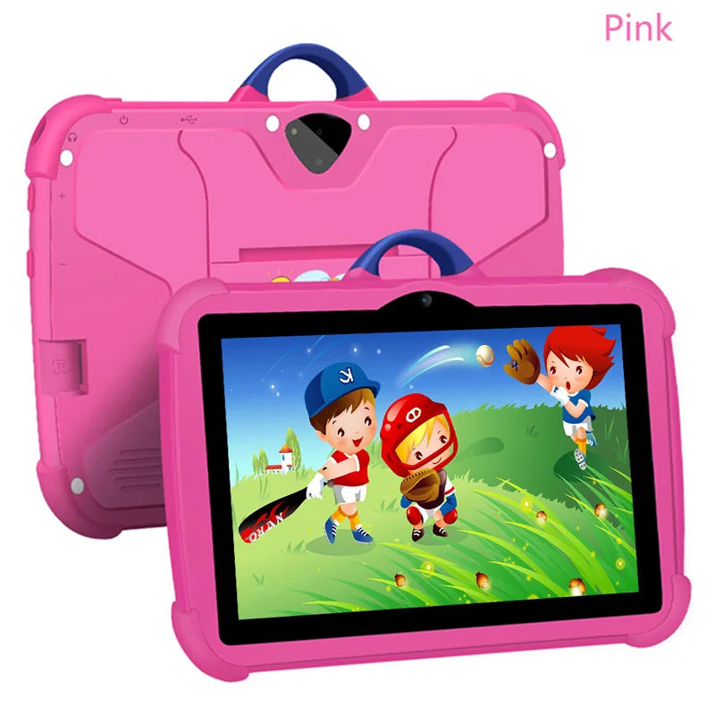 Kids Learning Tablet 7" – Cartoon Design | 4GB RAM 64GB ROM | Android | Education & Games | Perfect Children's Gift