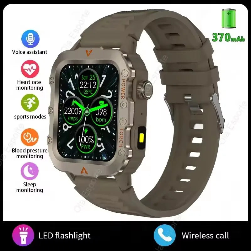 Military GPS Smart Watch Men