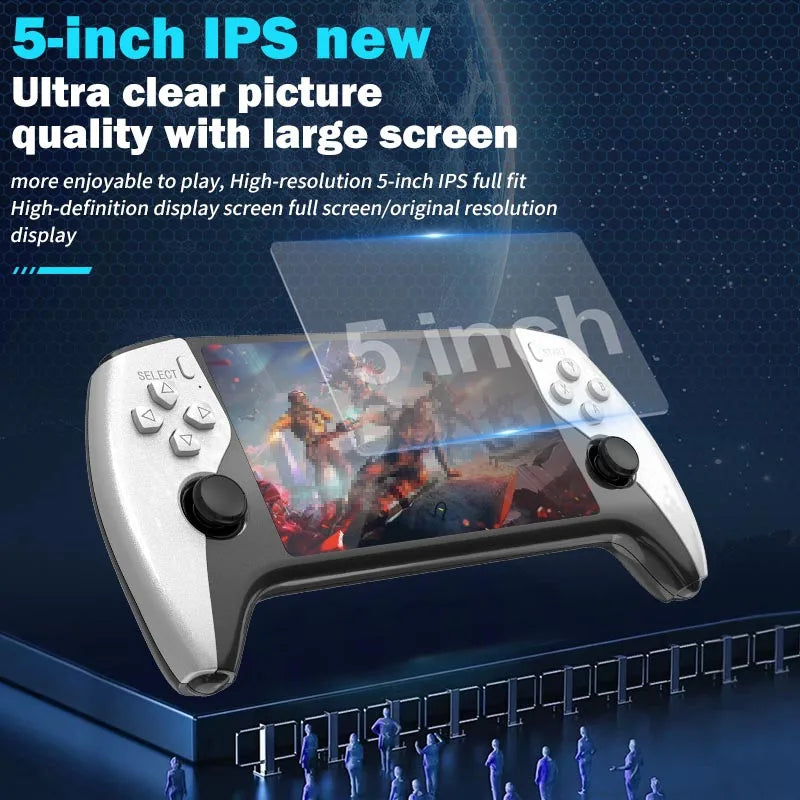 SF3500 Retro Handheld Game Console — 5" IPS HD, Dual Core, 256GB