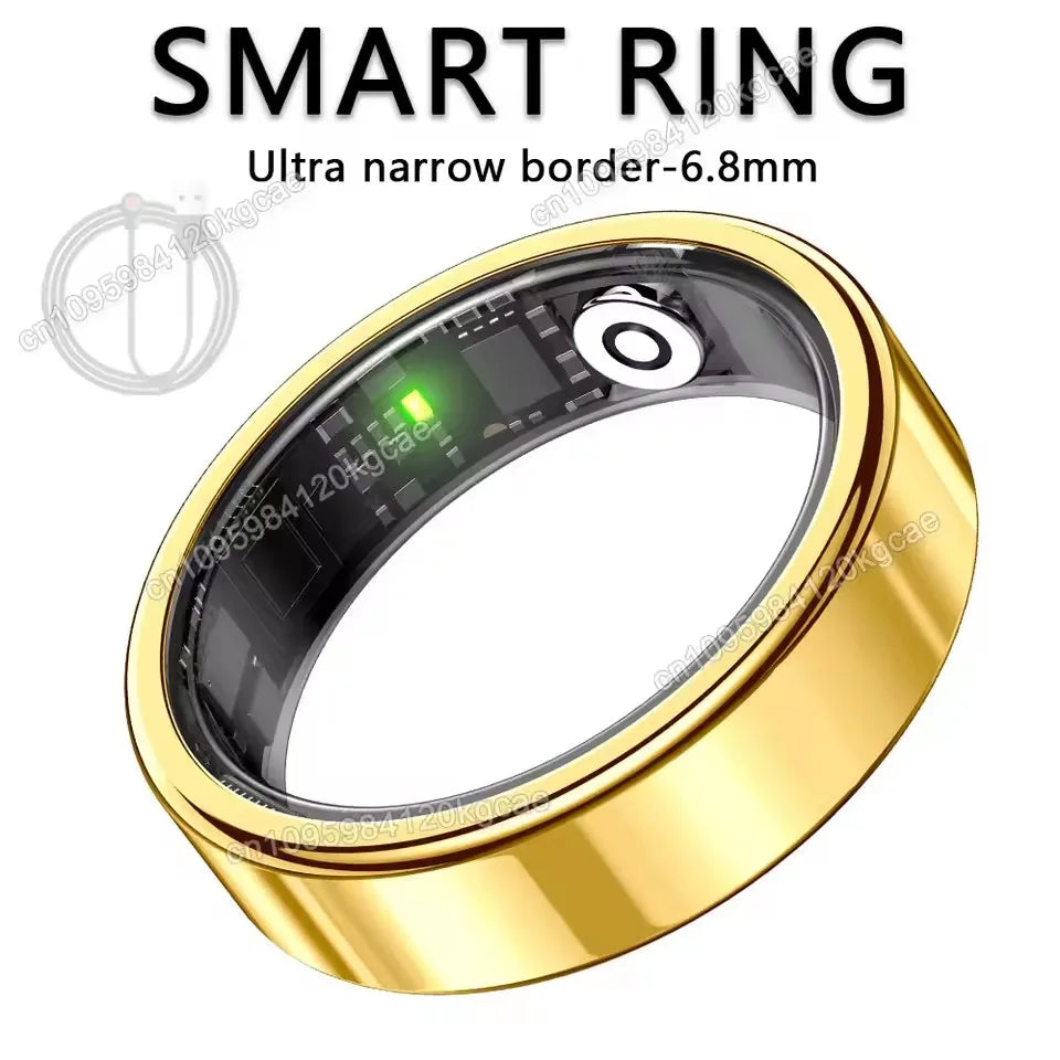 Smart Health Ring 2026 | Heart Rate, Sleep & Motion Tracking | IP68 Waterproof