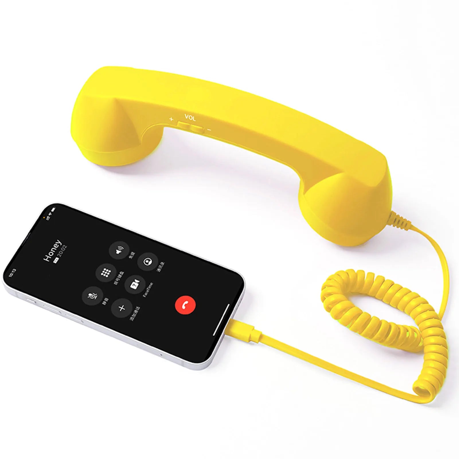 Retro Wired Type-C Telephone Handset