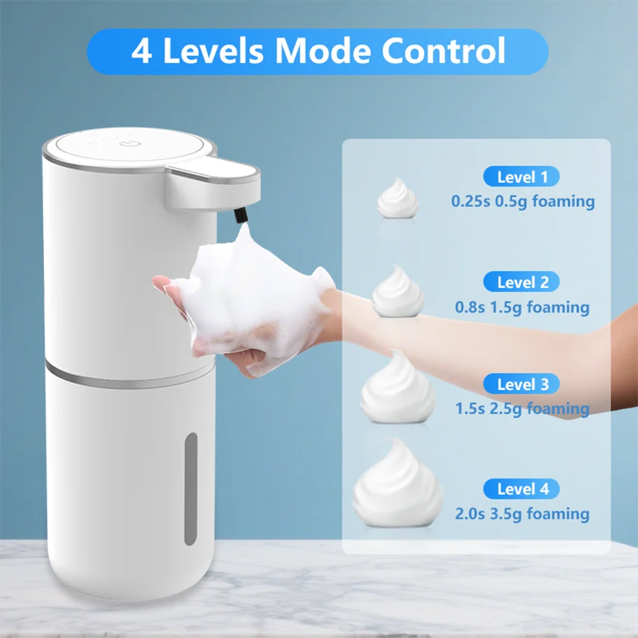 Smart Soap Dispenser – 380ml, Touchless, Wall or Tabletop