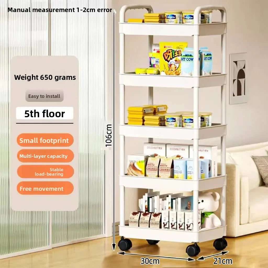 5-Tier Kitchen Trolley