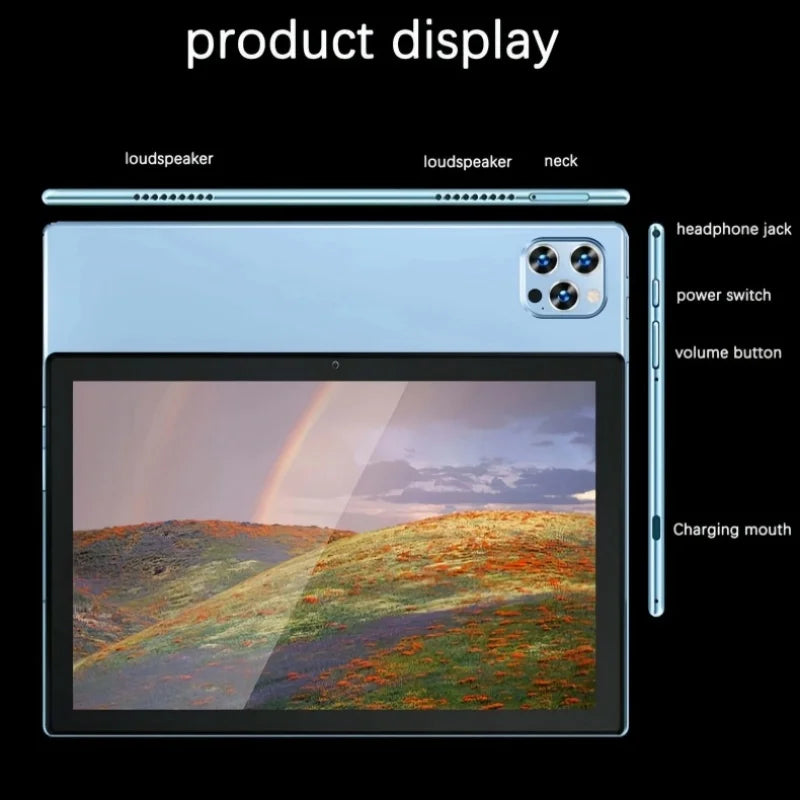12" Android 16 Tablet – Snapdragon 8 Gen3, 24GB+2TB, 20000mAh, 5G Dual SIM, GPS, WiFi