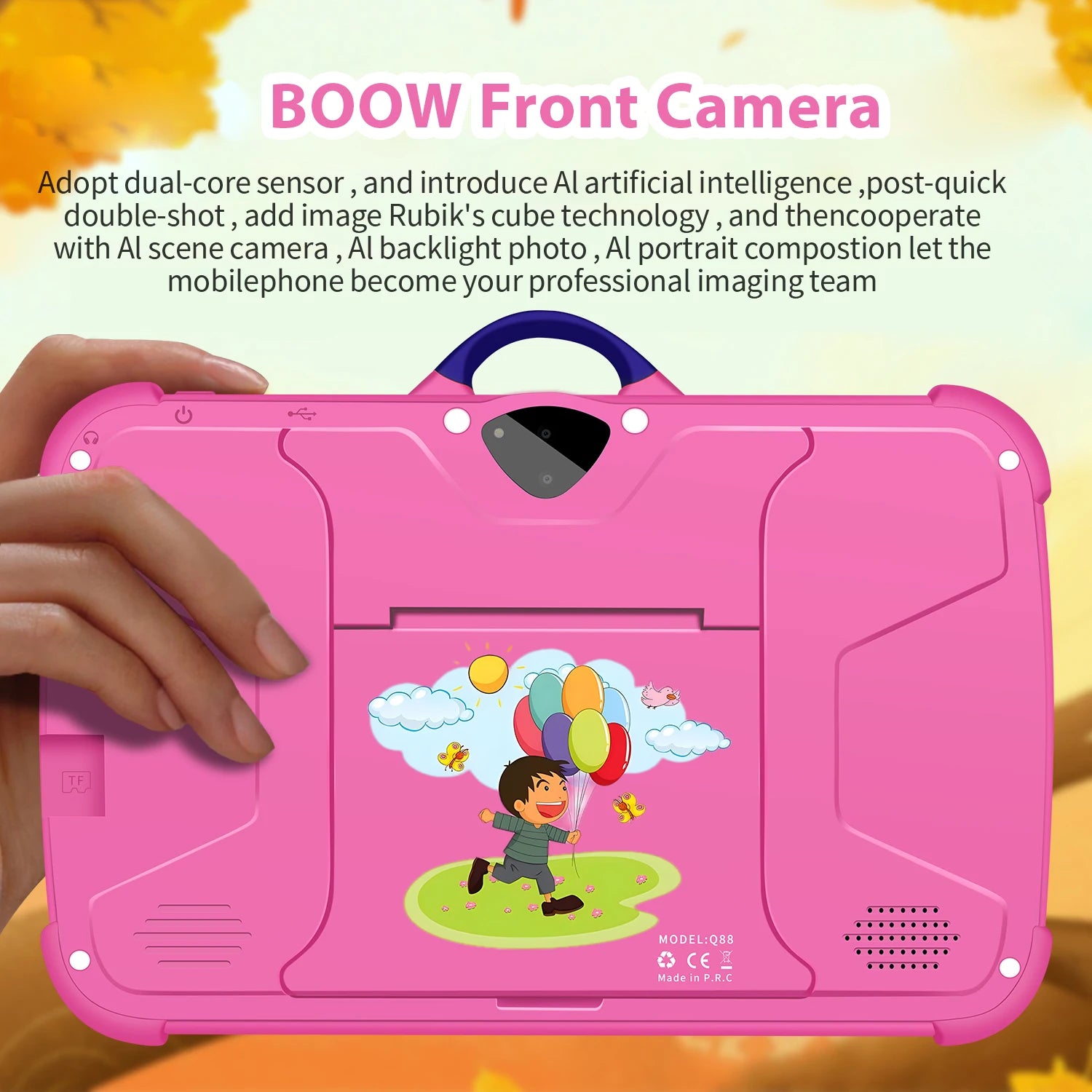 Kids Learning Tablet 7" – Cartoon Design | 4GB RAM 64GB ROM | Android | Education & Games | Perfect Children's Gift
