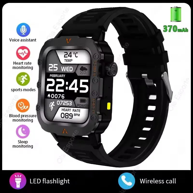 Military GPS Smart Watch Men