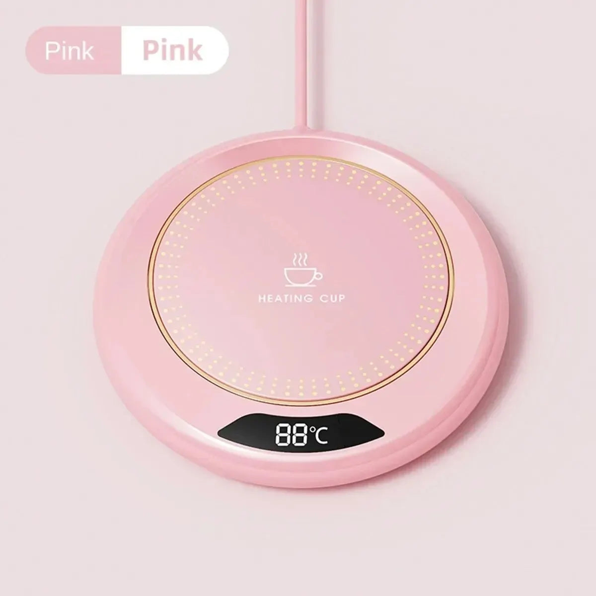 USB Thermostatic Heating Coaster | 3-Speed Temperature Control | Keep Drinks Warm