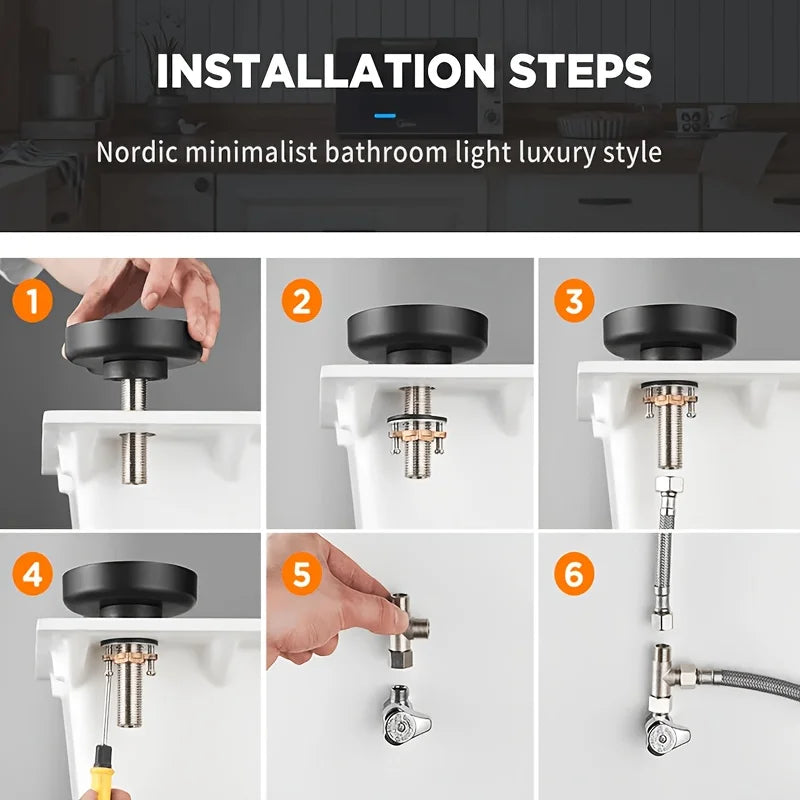 Automatic Glass Washer & High-Pressure Cup Cleaner – For Beer Glasses, Mugs, Stemware & More