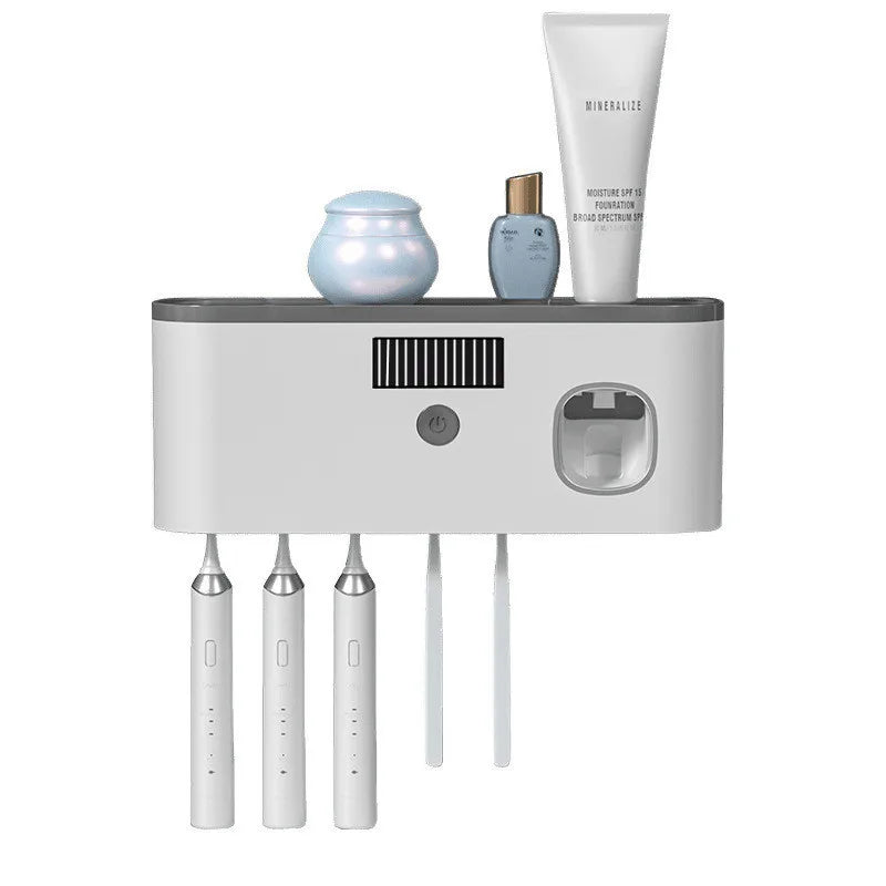 3-in-1 UV Toothbrush Holder & Dispenser