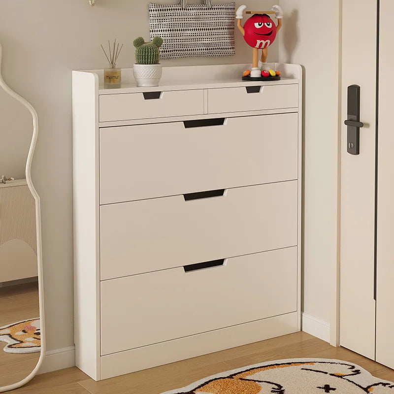 Tipping Bucket Shoe Cabinet – Large Capacity Entrance Storage