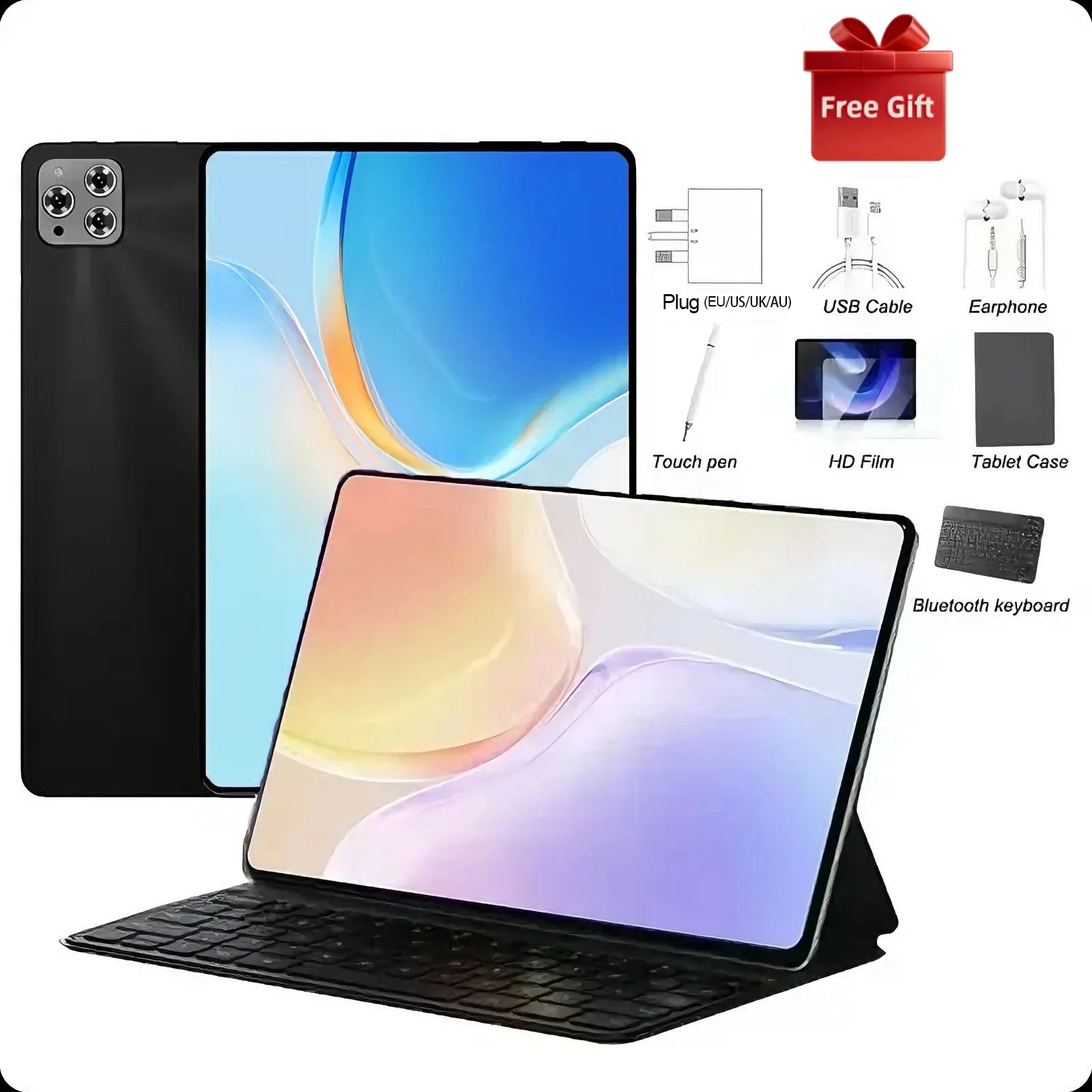 12" Android 16 Tablet – Snapdragon 8 Gen3, 24GB+2TB, 20000mAh, 5G Dual SIM, GPS, WiFi