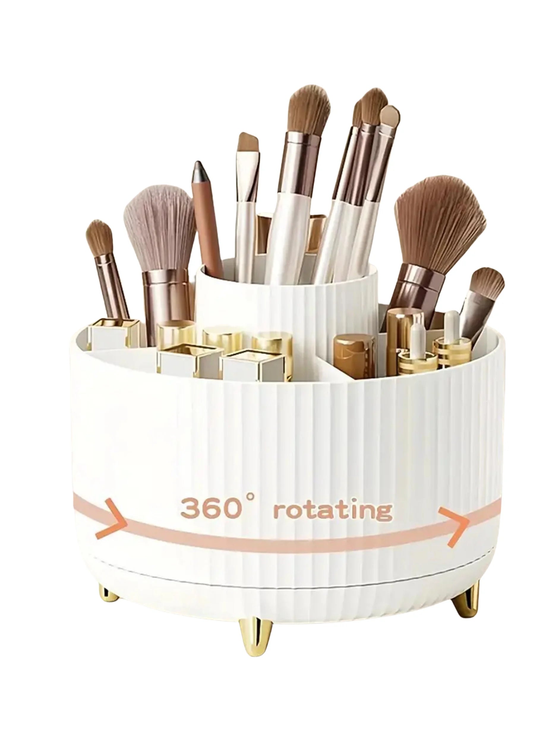 GlowSpin 360 Rotating Makeup Organiser | Nexora Home