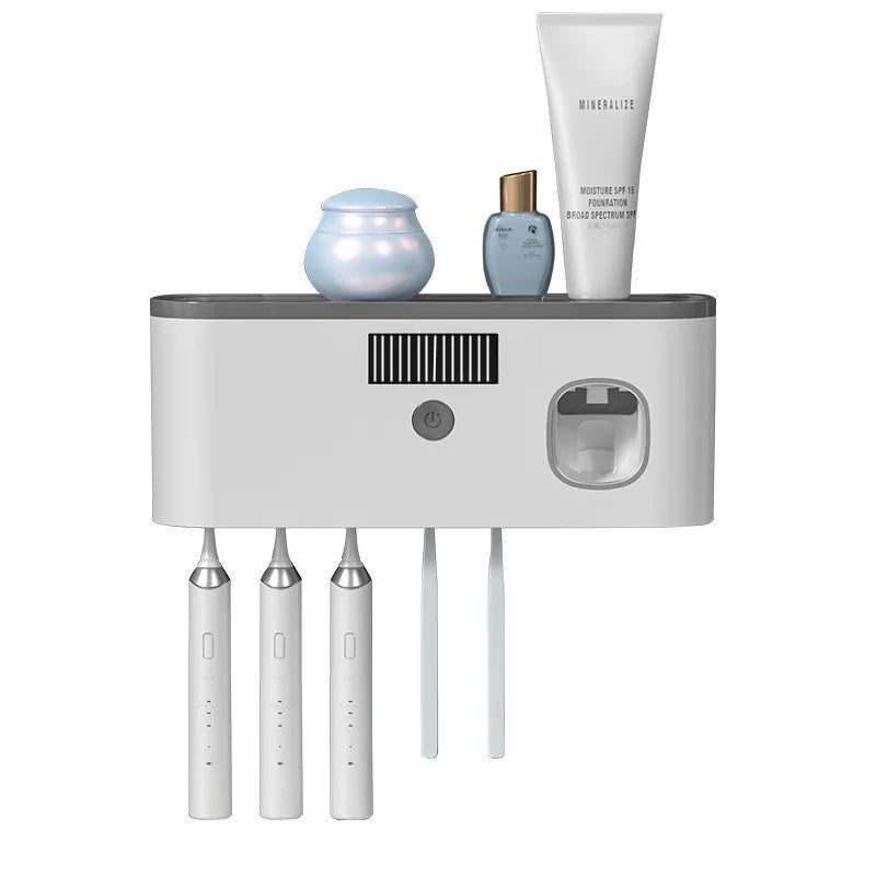 3-in-1 UV Toothbrush Holder & Dispenser