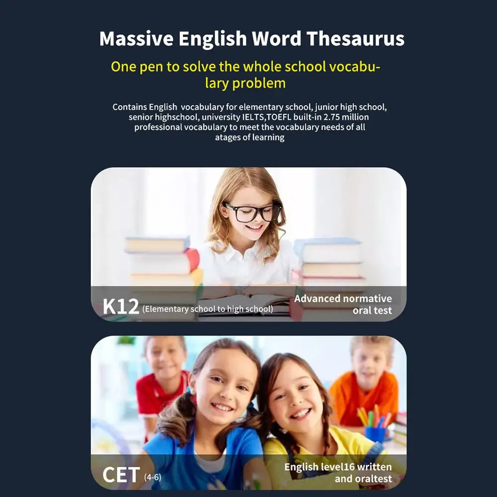 Smart Translation Pen – 123 Languages, Offline & Voice | AI-Curated