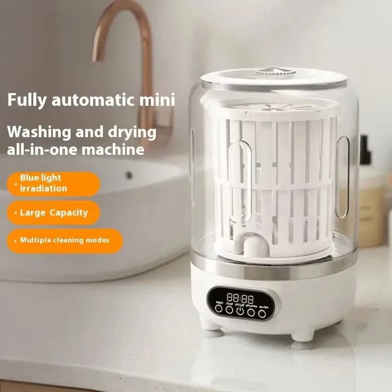 USB Rechargeable Mini Washing Machine – Compact Washer & Dehydrator for Small Loads