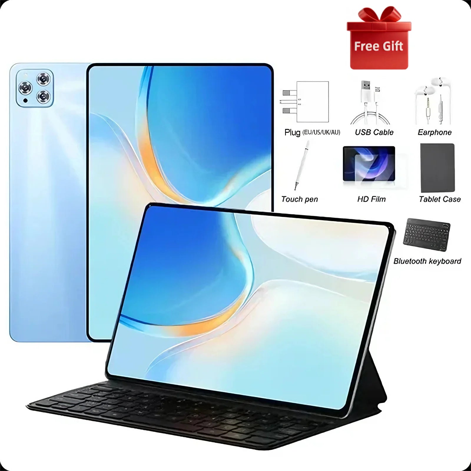 12" Android 16 Tablet – Snapdragon 8 Gen3, 24GB+2TB, 20000mAh, 5G Dual SIM, GPS, WiFi