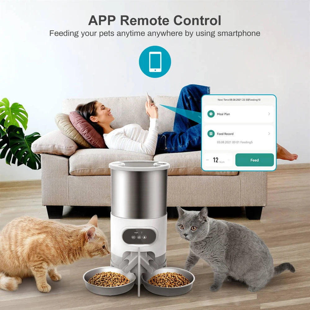 WiFi Auto Pet Feeder 4.5L