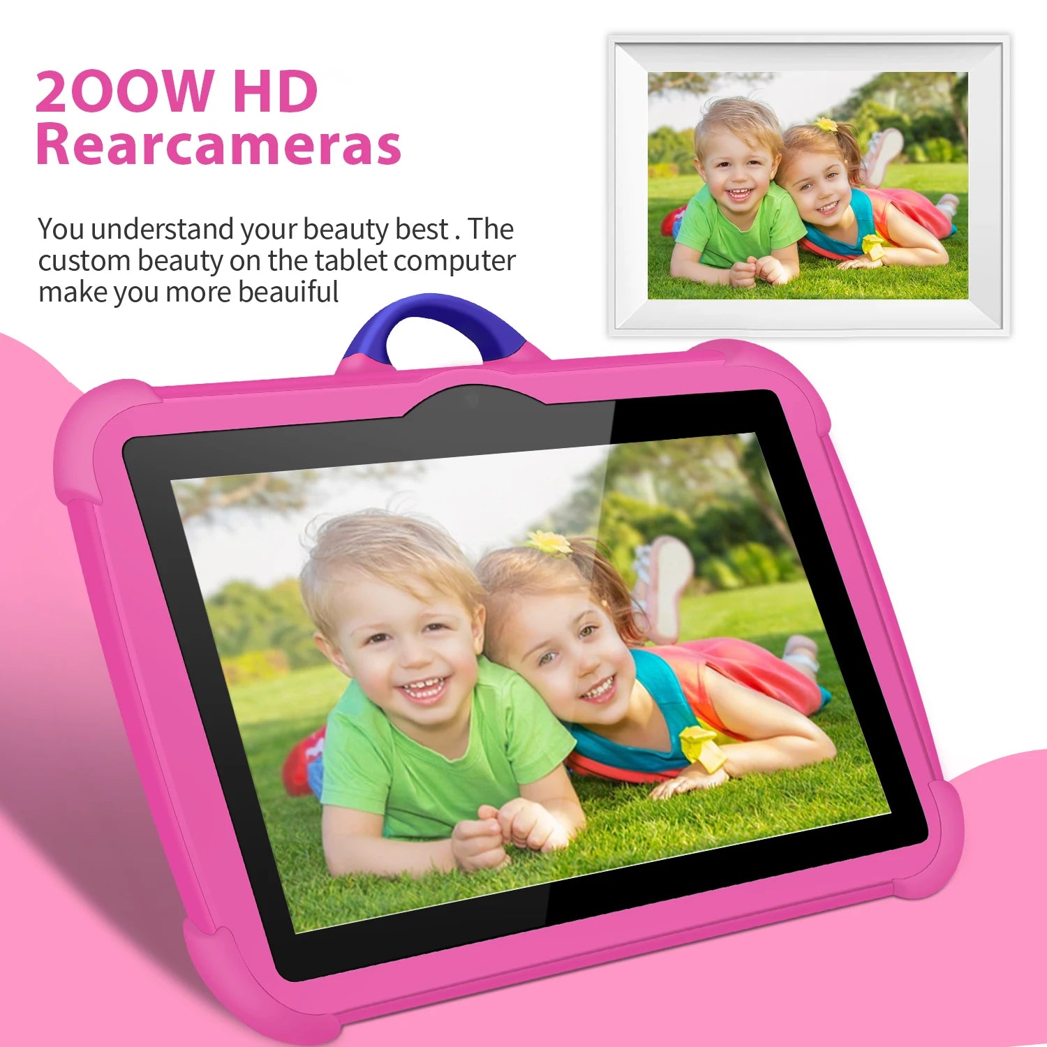Kids Learning Tablet 7" – Cartoon Design | 4GB RAM 64GB ROM | Android | Education & Games | Perfect Children's Gift