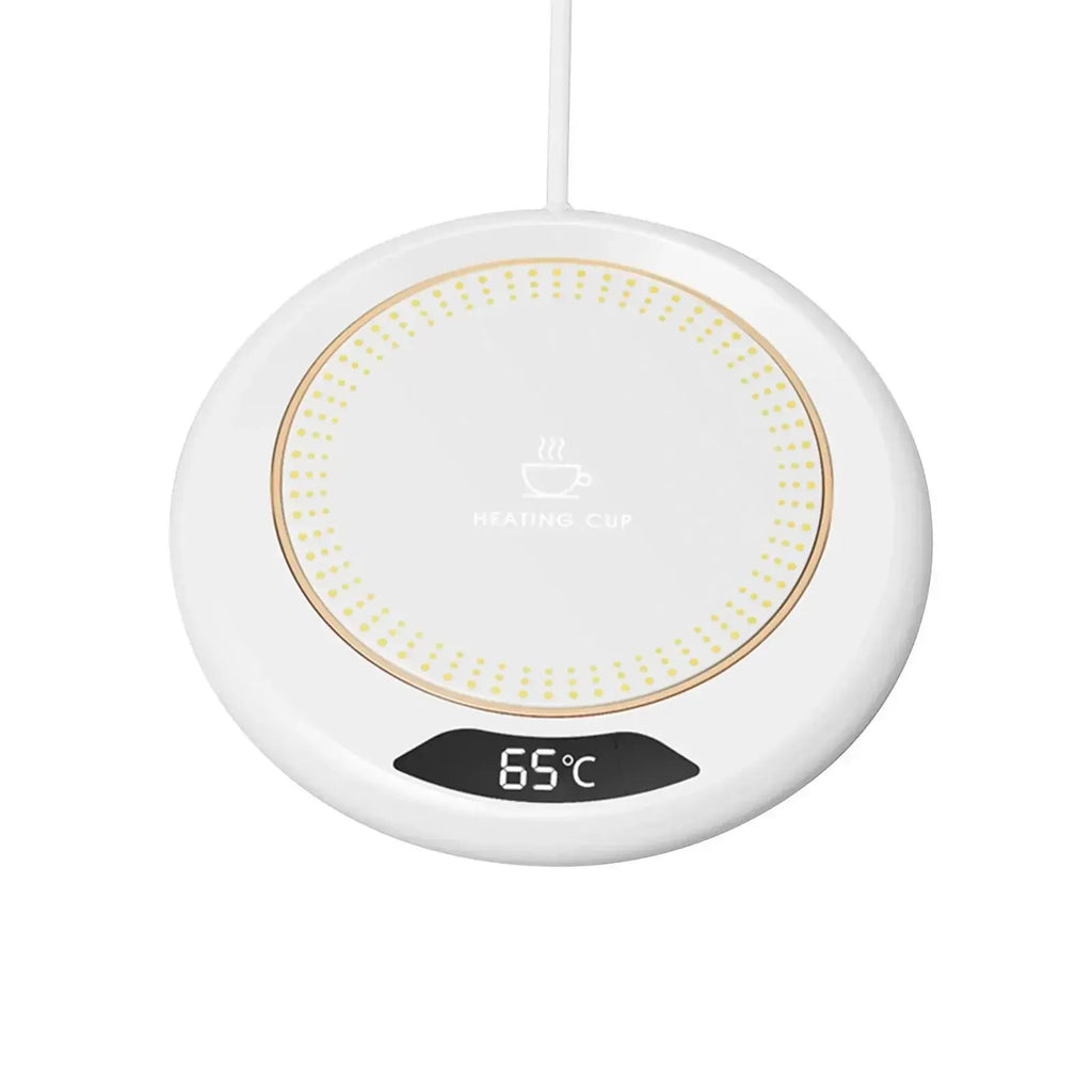 USB Thermostatic Heating Coaster | 3-Speed Temperature Control | Keep Drinks Warm