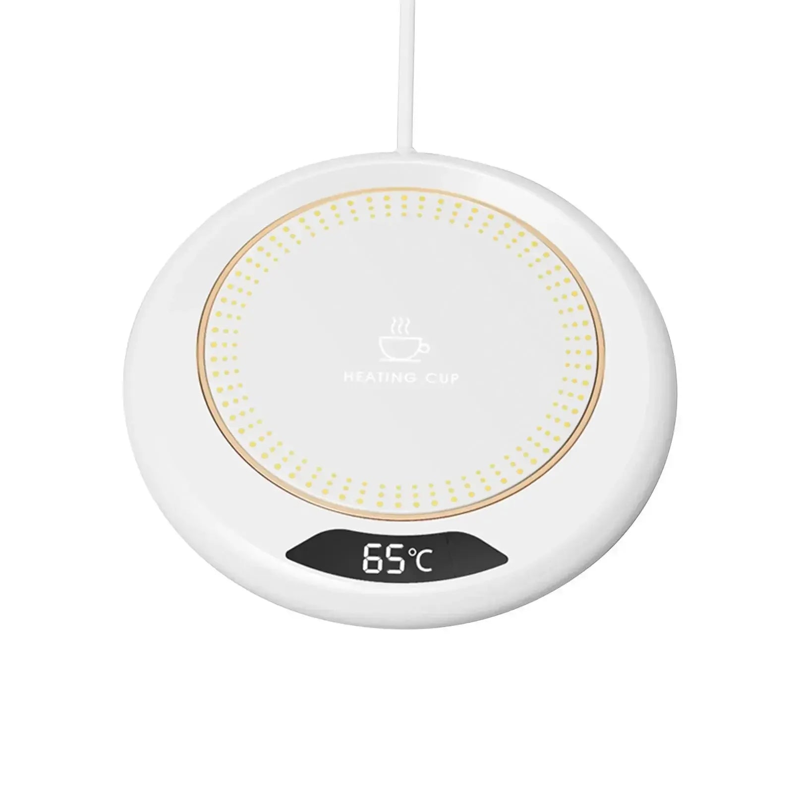 USB Thermostatic Heating Coaster | 3-Speed Temperature Control | Keep Drinks Warm