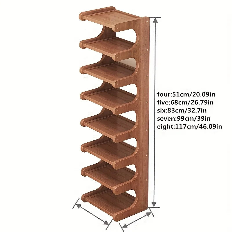 Corner Shoe Rack Organizer – 4 to 8 Tier