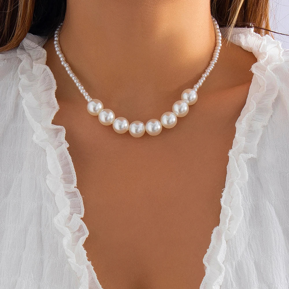 Pearl Multi-Layer Choker Necklace