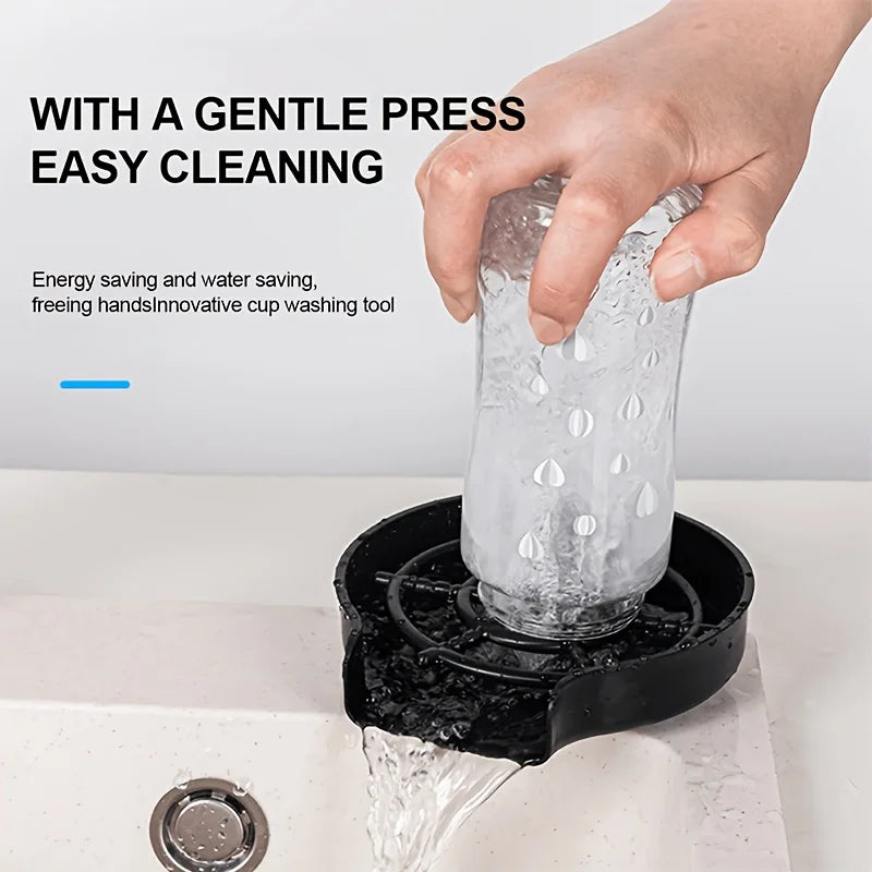 Automatic Glass Washer & High-Pressure Cup Cleaner – For Beer Glasses, Mugs, Stemware & More