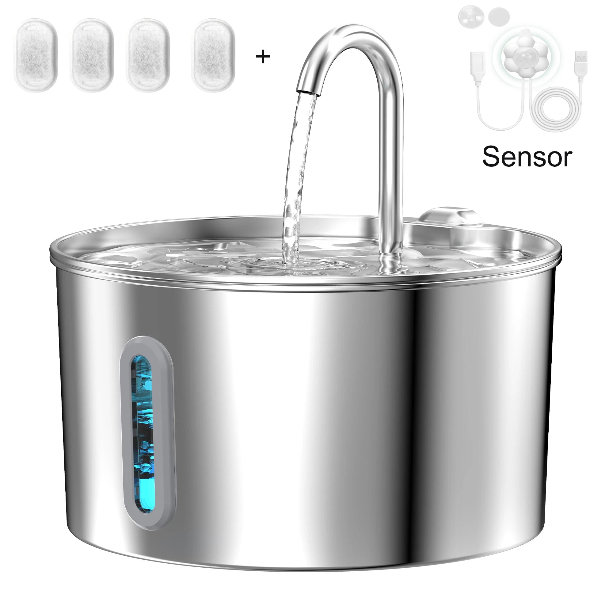 4.5L Smart Auto Pet Feeder & Water Fountain – TuYa App