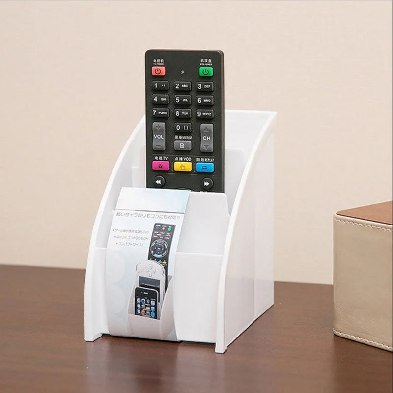 Desktop Remote Control & Phone Holder – Multi-Purpose Organiser