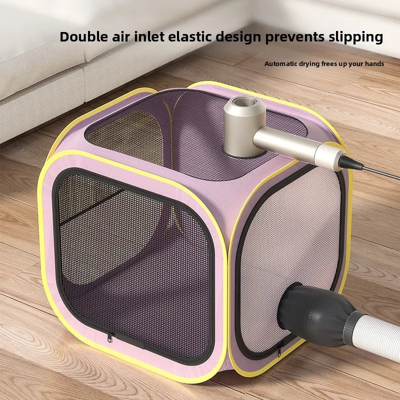 Pet Drying Box – Portable Blow Dry Bag for Cats & Dogs