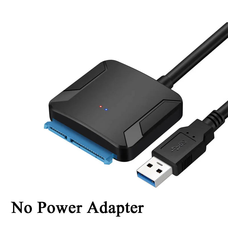 USB 3.0 to SATA III Adapter Cable for 2.5" & 3.5" HDD/SSD