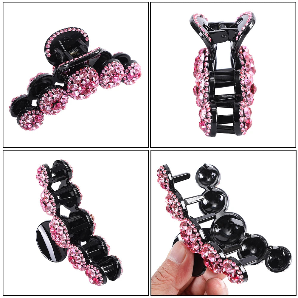 Large Crystal Diamond Hair Claw Clip