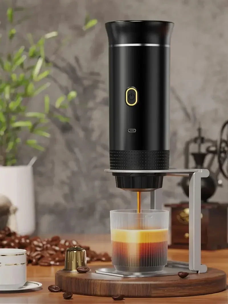 Portable Espresso Machine – 3-in-1 Capsule, Pod & Ground Coffee Maker
