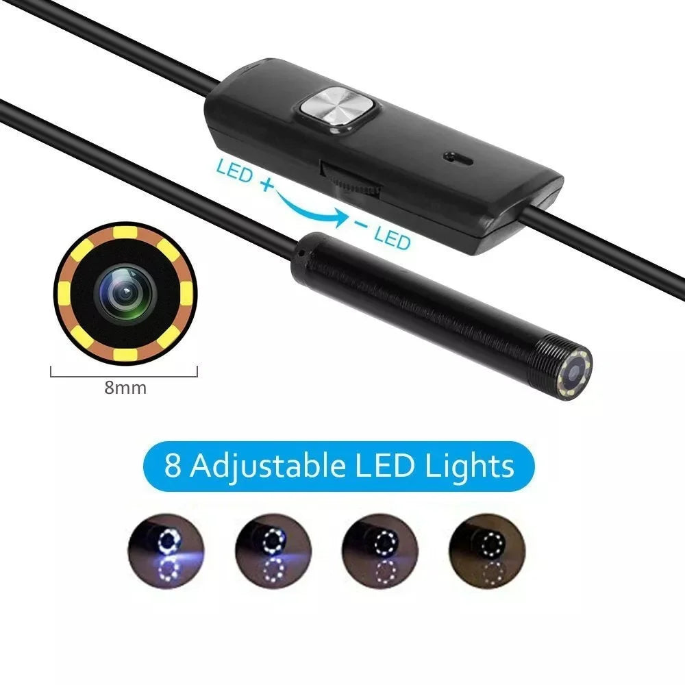 8mm Endoscope Camera 720P HD USB Endoscope