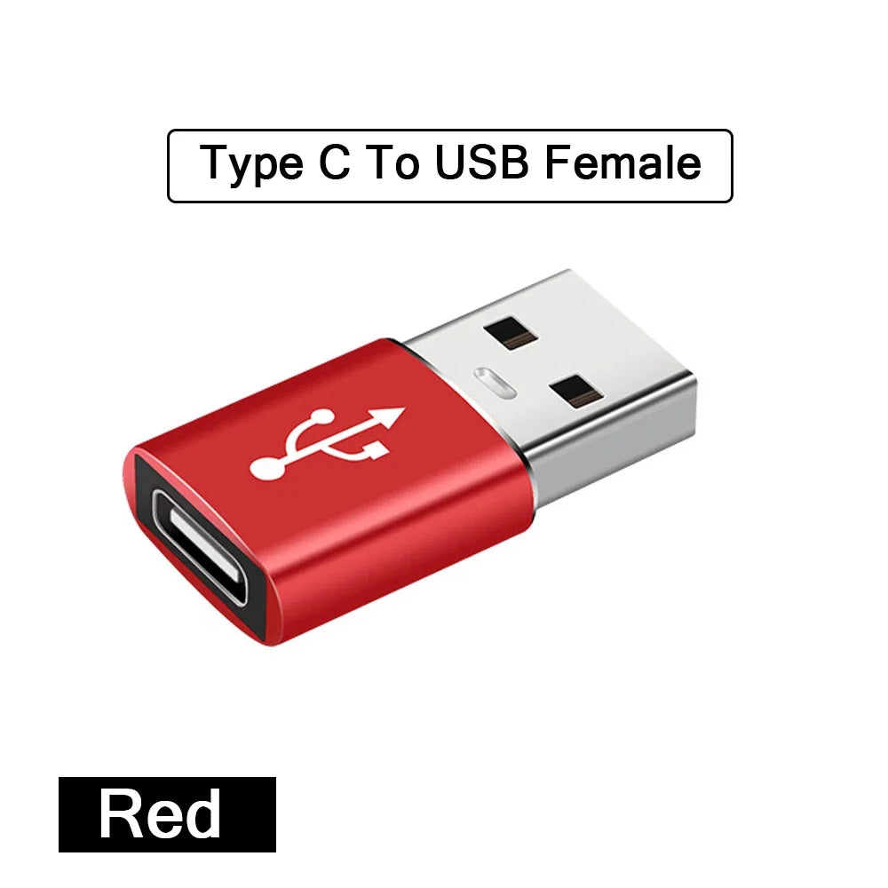 USB-A to USB-C OTG Adapter (2-Pack) for MacBook, Samsung & iPhone