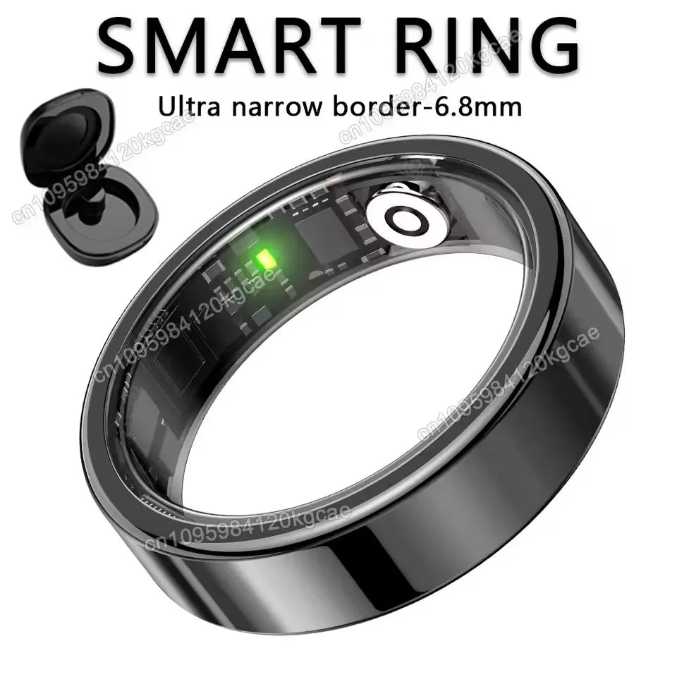 Smart Health Ring 2026 | Heart Rate, Sleep & Motion Tracking | IP68 Waterproof