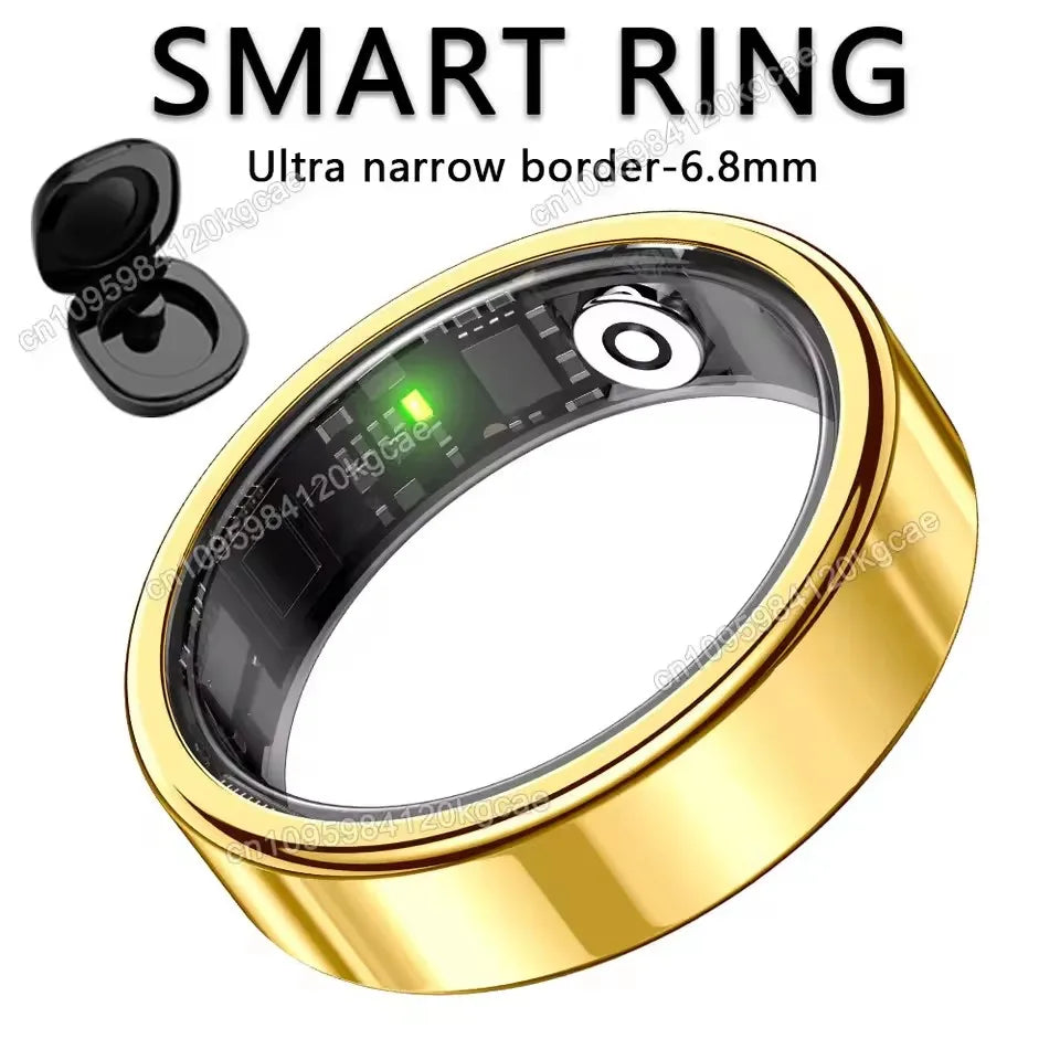 Smart Health Ring 2026 | Heart Rate, Sleep & Motion Tracking | IP68 Waterproof
