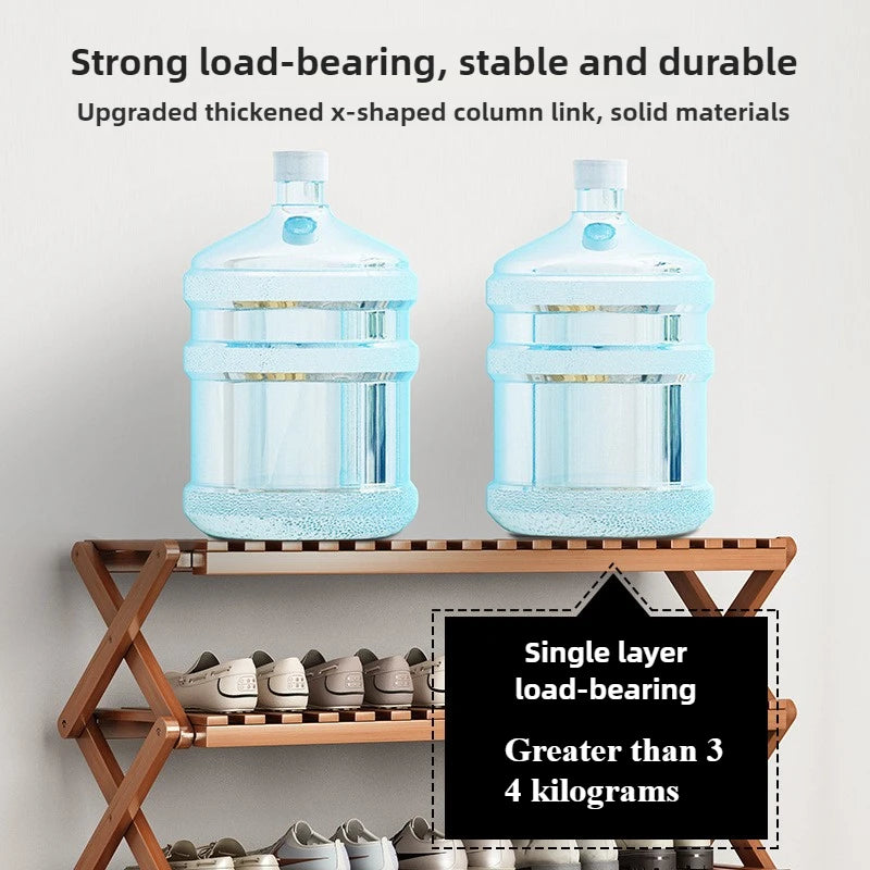 Portable Folding Shoe Rack – Multi-Tier Organizer