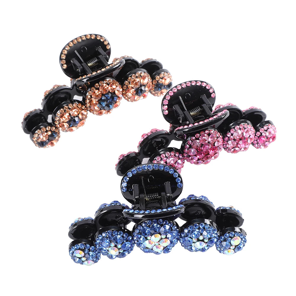 Large Crystal Diamond Hair Claw Clip