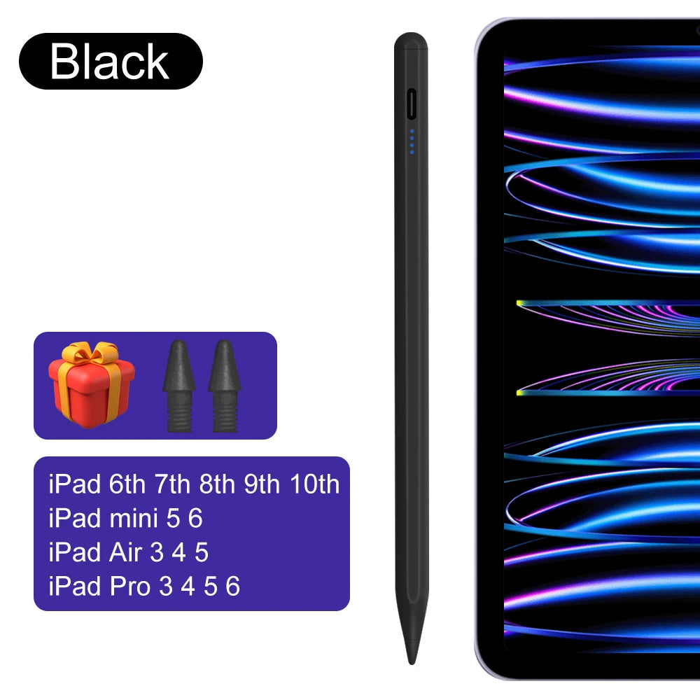 DANYCASE Active Stylus Pen | Compatible with iPad 2018–2025 | Palm Rejection | Type-C Charging